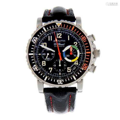 ZENITH - an El Primero Rainbow Fly-back chronograph wrist wa...