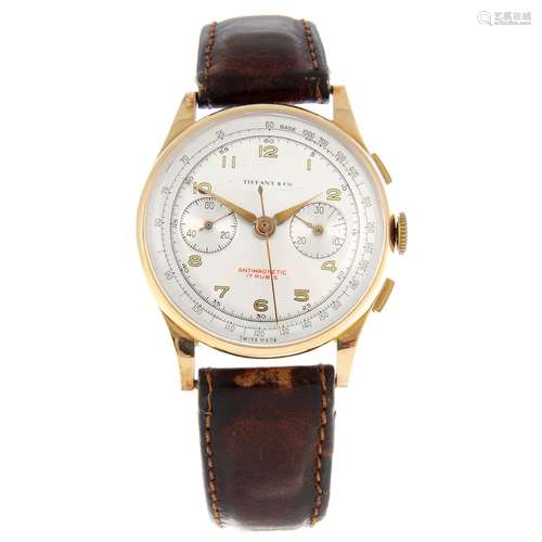 TIFFANY & CO. - a chronograph wrist watch.