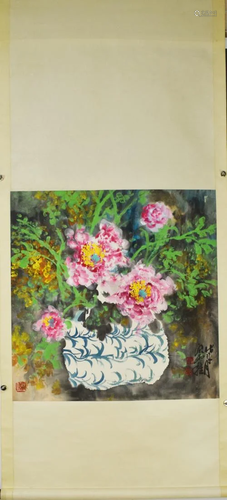 A PAINTING OF COLORFUL FLOWERS, SONG YUGUI