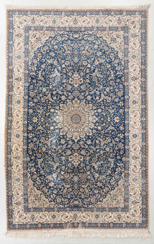 Fine Isfahan Rug, Persia, Mid 20th C., 7'2'' x 11'4''