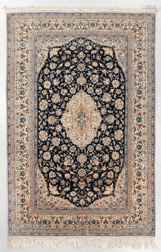 Fine Isfahan Rug, Persia, Mid 20th C., 7'1'' x 11'0''