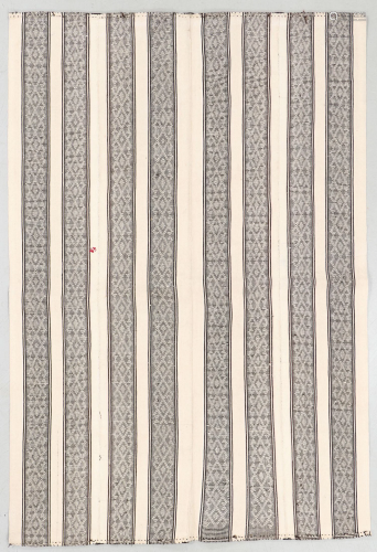 Striped Kurdish Kilim, Turkey, Mid 20th C., 5'4'' x