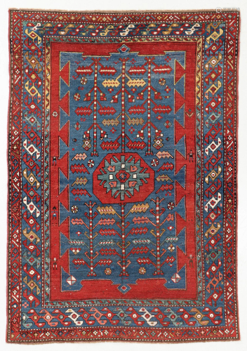 Kazak Rug, Caucasus, Early 20th C., 4'8'' x 6'9''