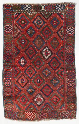 East Anatolian Kurd Yuruk Rug, Turkey, 19th C., 3'8'' x