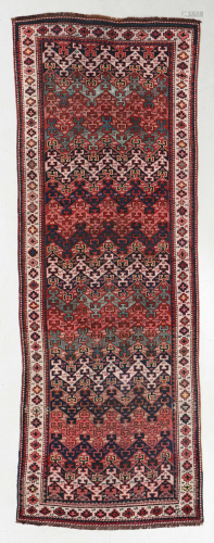 East Anatolian Kurd Rug, Late 19th C., 3'7'' x 10'1''