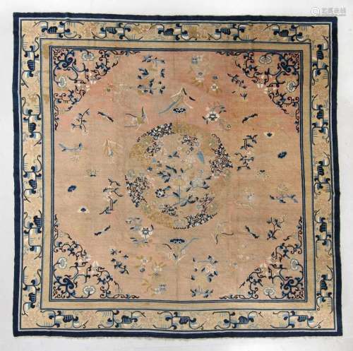 Peking Rug, China, 19th C., 11'8'' x 11'4''