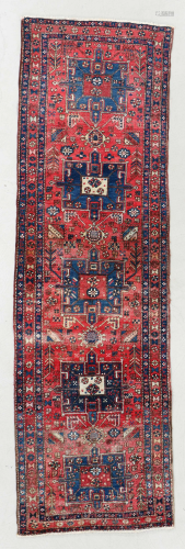 Karadja Rug, Persia, Circa 1920, 3'2'' x 10'6''