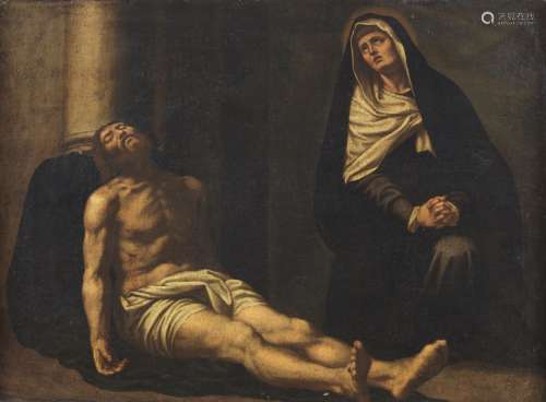 ARTISTA SPAGNOLO DEL XVII SECOLO Pietà.