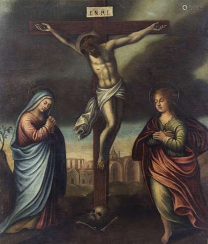 ARTISTA EMILIANO DEL XVII SECOLO Crucifixion of Jesus.