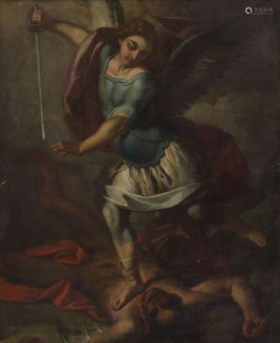 ARTISTA TOSCANO DEL XVII SECOLO Saint Michael the Archangel.