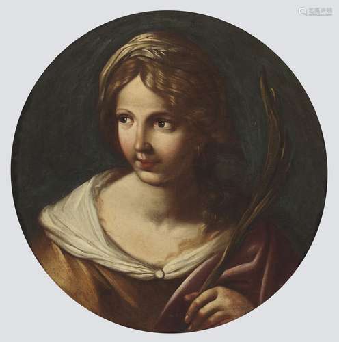 ARTISTA CARAVAGGESCO DEL XVII SECOLO Saint Catherine of Alex...