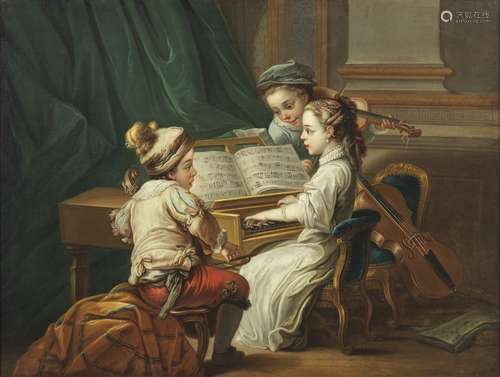 ARTISTA FRANCESE DEL XVIII SECOLO Allegory of music. .