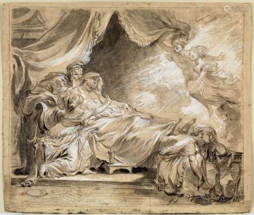 JEAN HONORE' FRAGONARD Mythological or biblical scene (