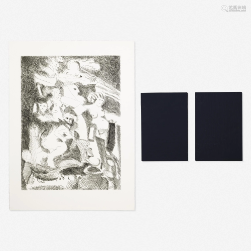 Lucio Pozzi, Untitled (diptych); Untitled (two works)
