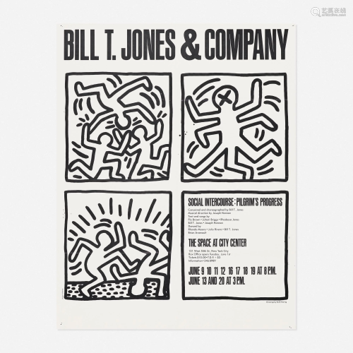 Keith Haring, Bill T. Jones & Co. poster