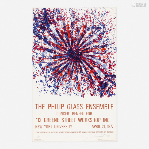 James Rosenquist, Philip Glass Ensemble poster