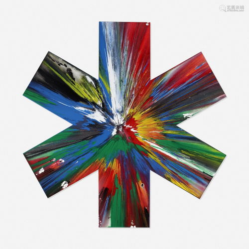 Damien Hirst, Asterisk Spin Painting