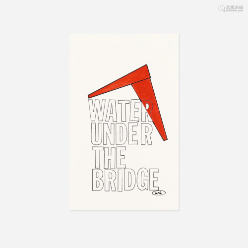Lawrence Weiner, Water Under the Bridge