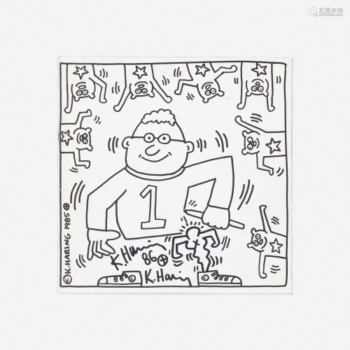 Keith Haring, Coloring Book with Original Illustration