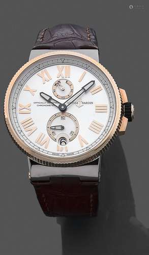 ULYSSE NARDIN Chronometer Montre bracelet over size en acier...