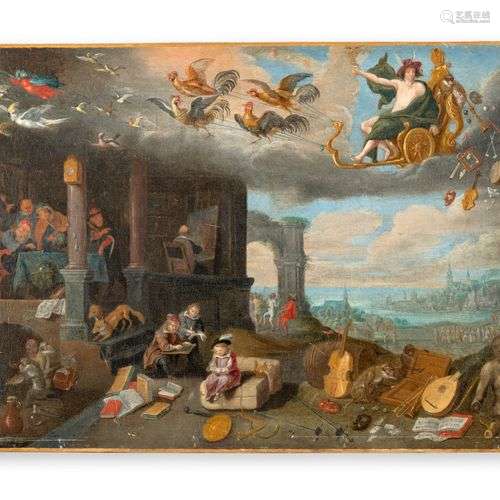 École FLAMANDE vers 1700, suiveur de Jan BRUEGHEL le JeuneAl...