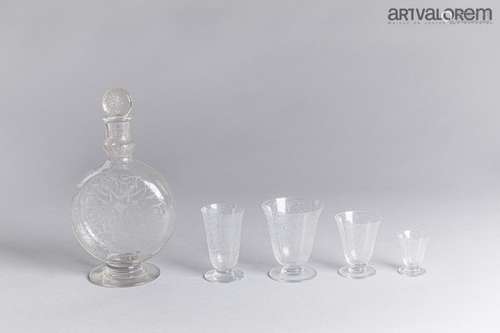 BACCARAT. Service de verres modèle