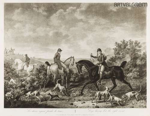 D'après Carle VERNET (1758-1835) Les chiens ayant perdu la t...