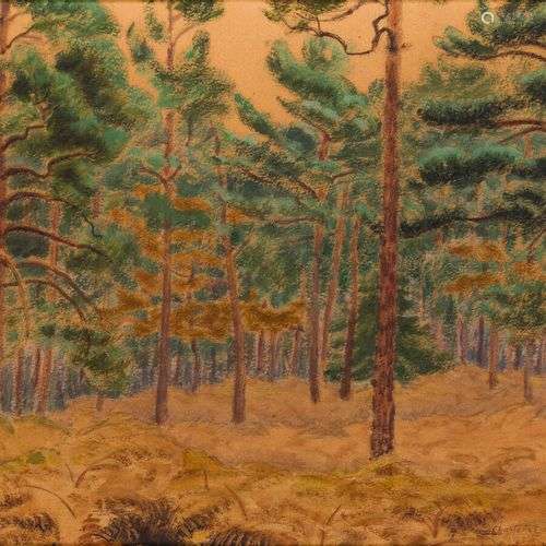 Charles LACOSTE (1870-1959) Paysage aux arbres, 1926 Peintur...