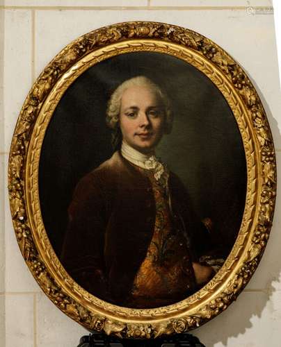 Ecole française du XVIIIème siècle d'époque Louis XV Portrai...