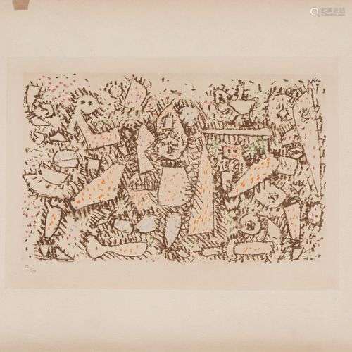 Paul KLEE (1879-1940) Zerbrechliches Übermütig (La fragilité...