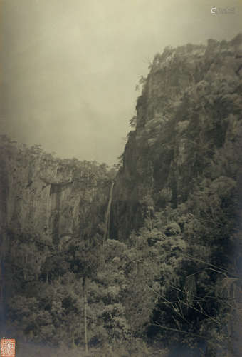 徐穆如 1930-1940s 山峦 银盐纸基 印章/Gelatin Silver Print, S...