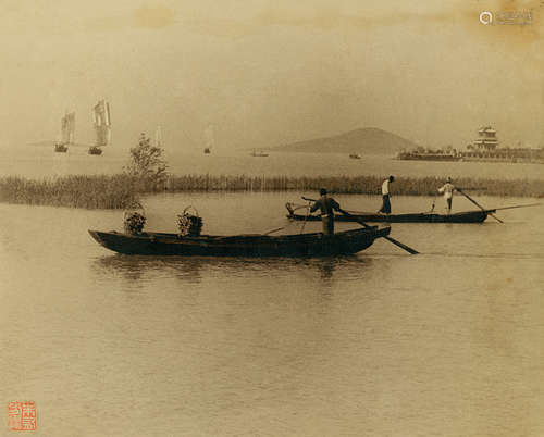 朱有方 1930s 早发 银盐纸基/Gelatin Silver Print