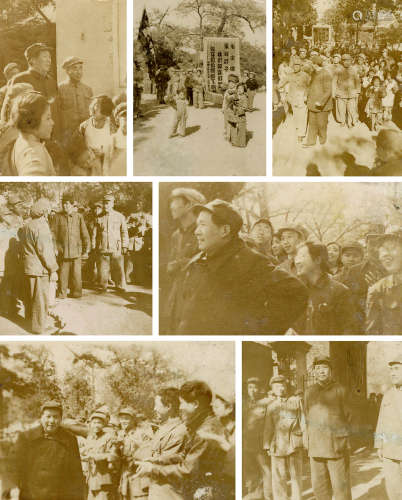 1949 毛泽东、朱德等接见中华全国青年第一次代表大会代表合影（18张...
