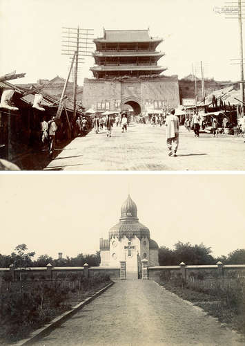 1920s 奉天等地风景建筑相册（24张） 银盐纸基/Gelatin Silver Pri...