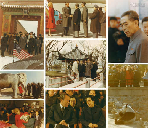 白宫摄影室 1972 尼克松访华组照（33张） 彩色照片/C-Print