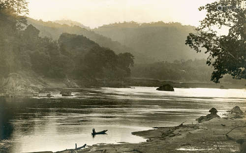 黄杰夫 1970s 拉让河黄昏 银盐纸基/Gelatin Silver Print