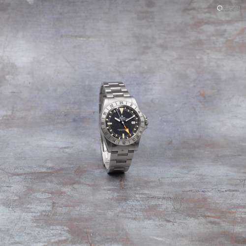 Rolex. A stainless steel automatic calendar bracelet watch w...