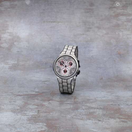 F.P. Journe. A fine aluminium manual wind bracelet watch Cen...