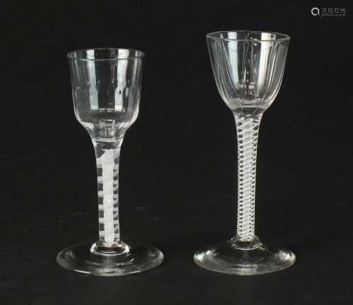 Two 18th-century glasses