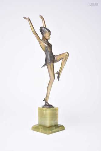 Josef Lorenzl, (Austrian, 1892-1950), a dancing figure weari...