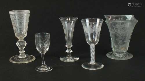 18th and 19th-century glassware