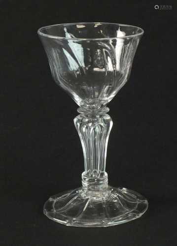 An 18th-century sweetmeat glass
