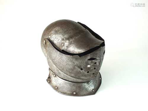 An 19th century helmet in the Antiquarian style