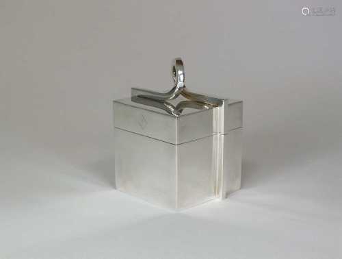 A Boodles & Dunthorne silver ring box