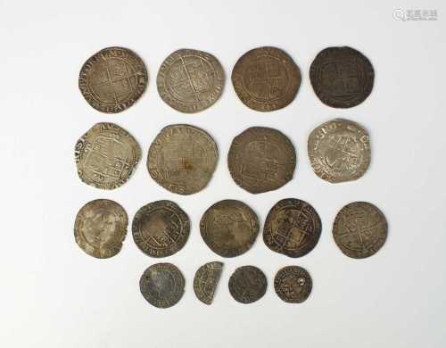 A collection of hammered silver coins