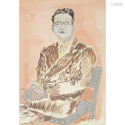 ROGER WILD (1894-1987) PORTRAIT DE MONSIEUR V. EN