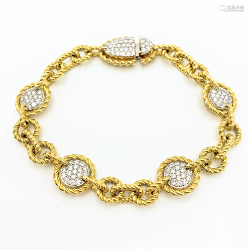 Roberto Coin Roman New Barocco 18K Yellow Gold Solid