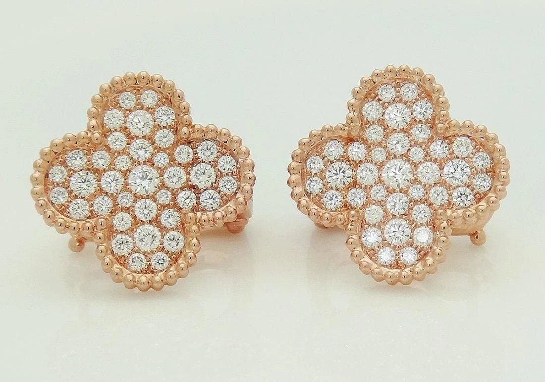 van cleef diamond earrings price