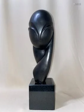 CONSTANTIN BRANCUSI ROMANIAN BRONZE SCULPTURE