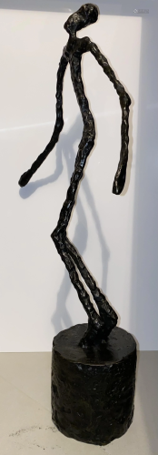 Swiss Bronze Sculpture Alberto Giacometti Skinny Dancer